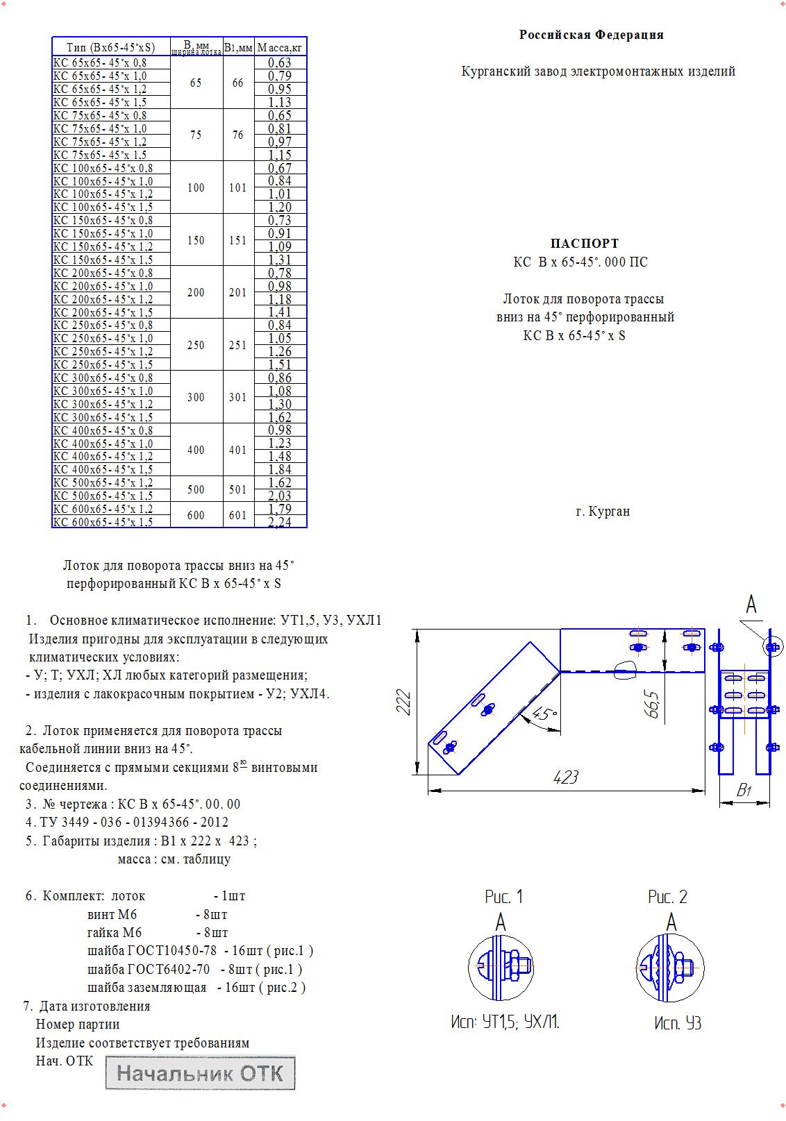 Зажим для короба 100x100 у3 окрашенный